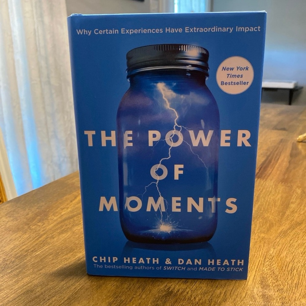 The Power of Moments by Chip & Dan Heath - Hardcover Book